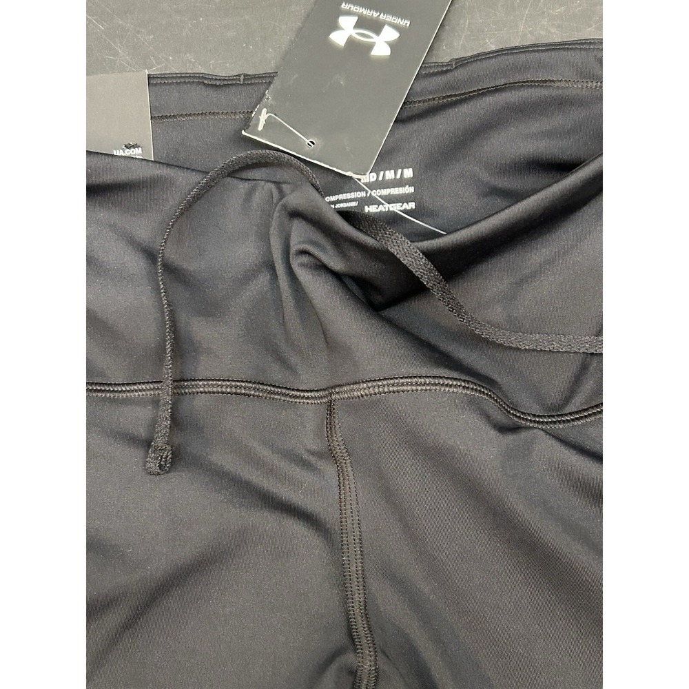 NWT Under Armour Womens Compression Pants Heat Gear Black Medium - Picture 11 of 11